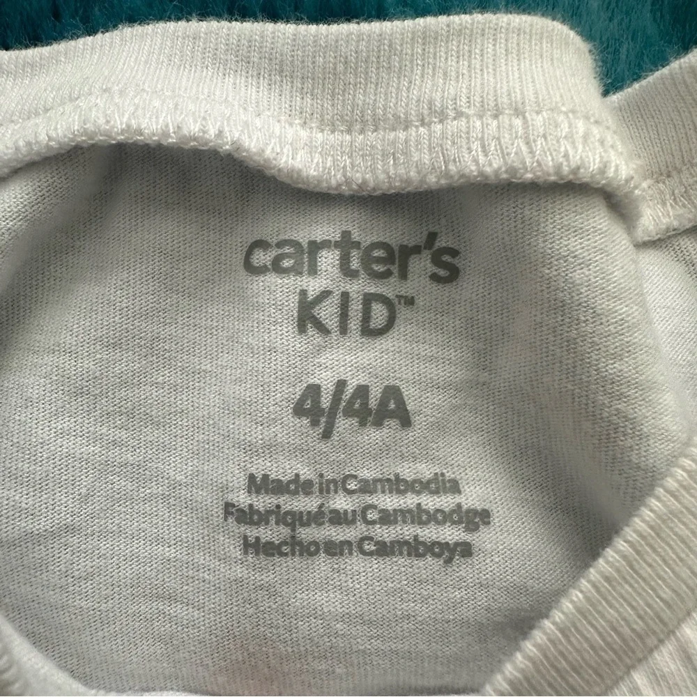 Carter’s Kid Girls Short Sleeve Graphic T-shirt Size 4